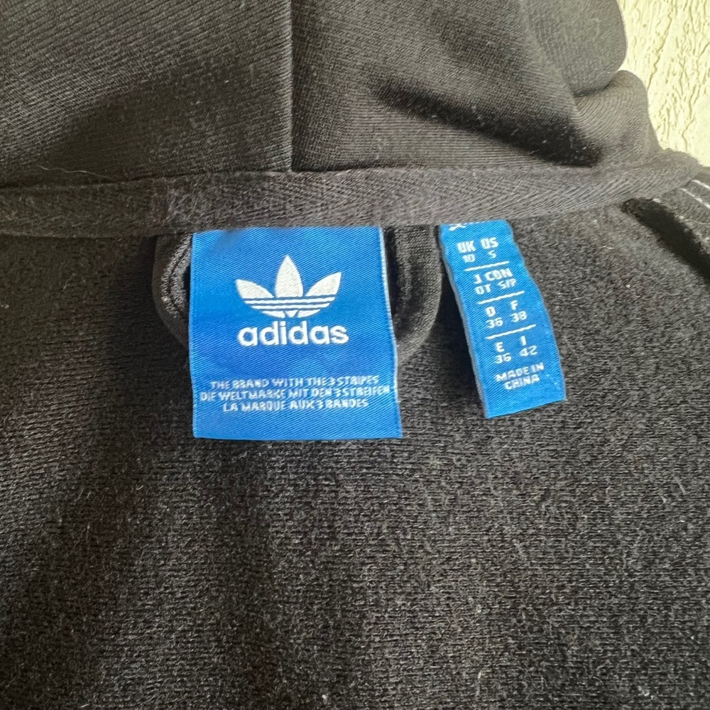 Adidas Logo Zip Up Sweater SZ S - Picture 6 of 6
